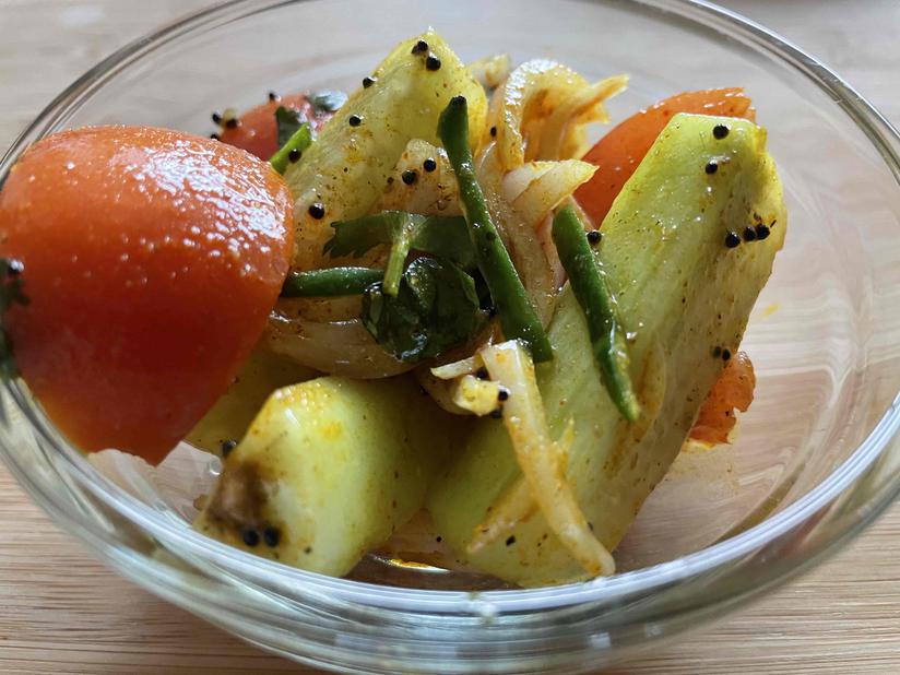Cucumber Tomato Onion Salad Recipe