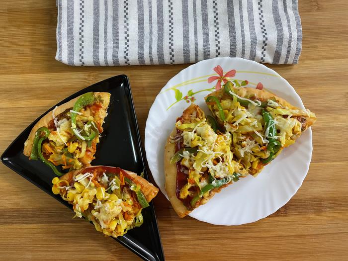 Veg Pizza Recipe without Oven