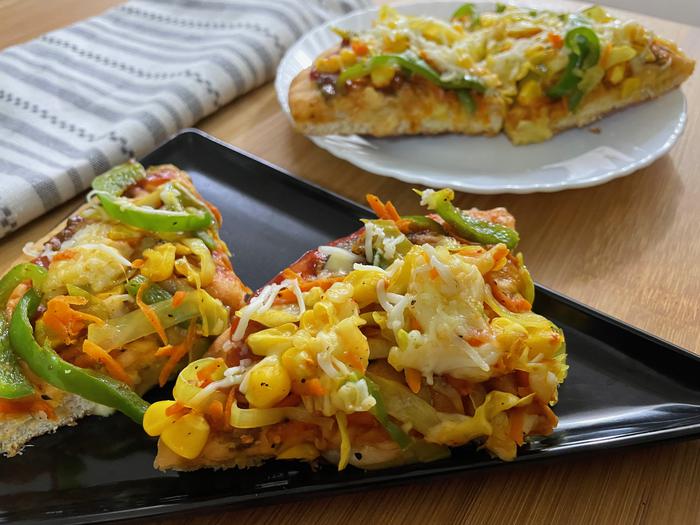 Instant Veg Pizza without Oven
