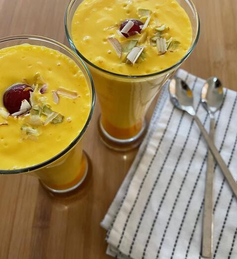 Restaurant Styled Mango Lassi at home